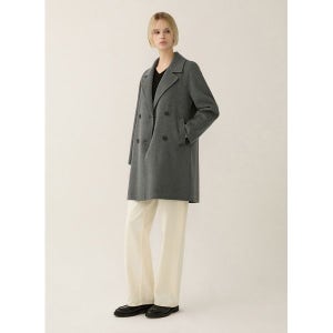 [리스트] 리스트 울 더블 핸드메이드 하프 코트 82020