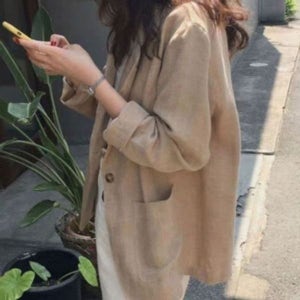 [하프클럽/알티피아]가을 트렌치코트 카라 자켓 점퍼 베이지 옷 여