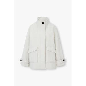 [보브][보브][25겨울]알파카 블렌드 하이넥 하프 코트(7155416005)_7155416005 [갤러리아 타임월드]