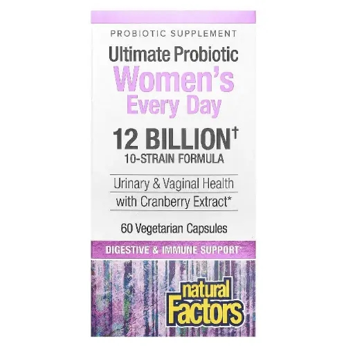 내추럴팩터스 <b>얼티밋프로바이오틱 우먼스 120억</b> 베지 캡슐 60정