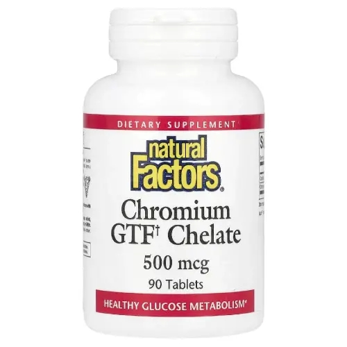 내추럴팩터스 <b>크로뮴 GTF 킬레이트 500mcg</b> 90정