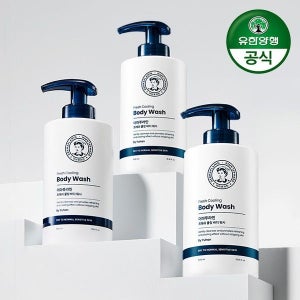 [유한양행] 더마푸라민 프레쉬 쿨링 바디 워시 500ml x 3개
