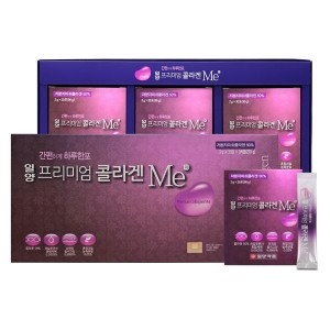 일양약품 일양 프리미엄 콜라겐 Me 히알루론산 영양제 <b>이너뷰티 파우더</b> 90포