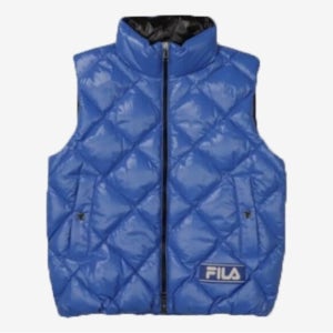 휠라 조끼 TQJ FS2DVF4111X-CBT  밀라노다운 퀼팅 구스 패딩베스트 BLK FS2DVF4111X CBT