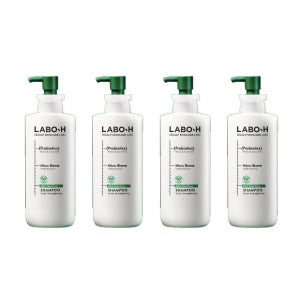 라보에이치샴푸 탈모 라보에이샴푸 샴프 쿨링 라바에이치 지성 400ml 4개 MJ