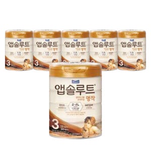앱솔루트 명작 분유 3단계 800g 6통