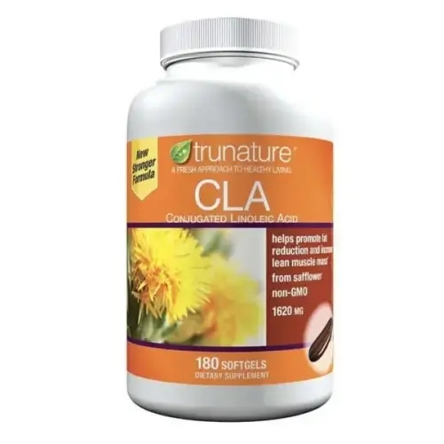TruNature 트루네이처 <b>토날린</b> CLA 1620mg. <b>지방</b> , 근육량 증가, 소프트젤 180개