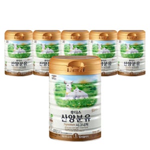 후디스 NEW 산양분유 시그니처 1단계 800g 6통