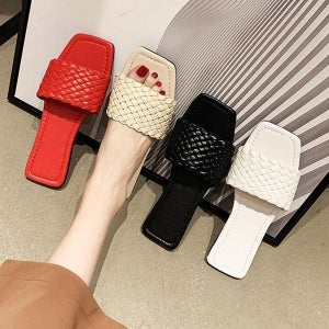 [하프클럽]여성 쪼리 슬리퍼 꼬임