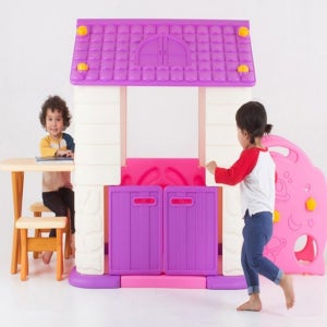 쿠쿠토이즈 미끄럼틀 테이블 하우스 바이올렛 놀이장난감 감각통합놀이 언어능력