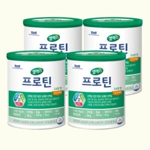 | 셀렉스 | 프로틴 고소한맛 [304g x 4캔] (32일분) 자기관리 고단백질 식사대용 사무실 탕비실 편의점간식 단백질과