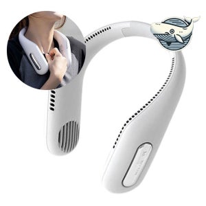 휴대용 넥밴드 여름 필수 핸즈프리 쿨링 목걸이 미니 형 날개없는 에거는 저소음 c타입