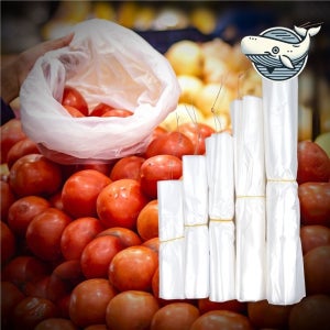 대형 김장비닐 400매 일회용 백 음식물쓰레기 마트봉지 분리수거 대량 업소팩 휴지통 큰