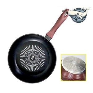 코팅 초경량 후라이팬 24CM 내구성 프라이팬 볶음팬 다용도 가정용 원형