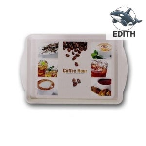 우아한 커피 브런치 쟁반 다용도 사용 편리한 사각 사각트레이 가정용 사무실