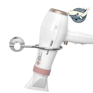 세련된 드라이기 거치대 공간절약 홀더 헤어걸이 꽂이 드라이어 받침대