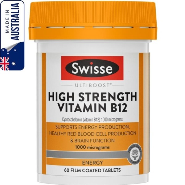 호주 <b>스위스 비타민 B12</b> 60정 Swisse Vitamin B12 60 Tablets
