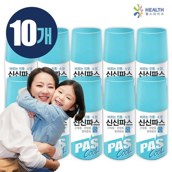 신신파스 쿨 연고 60g 10개 바르는 진통소염 롤온 H