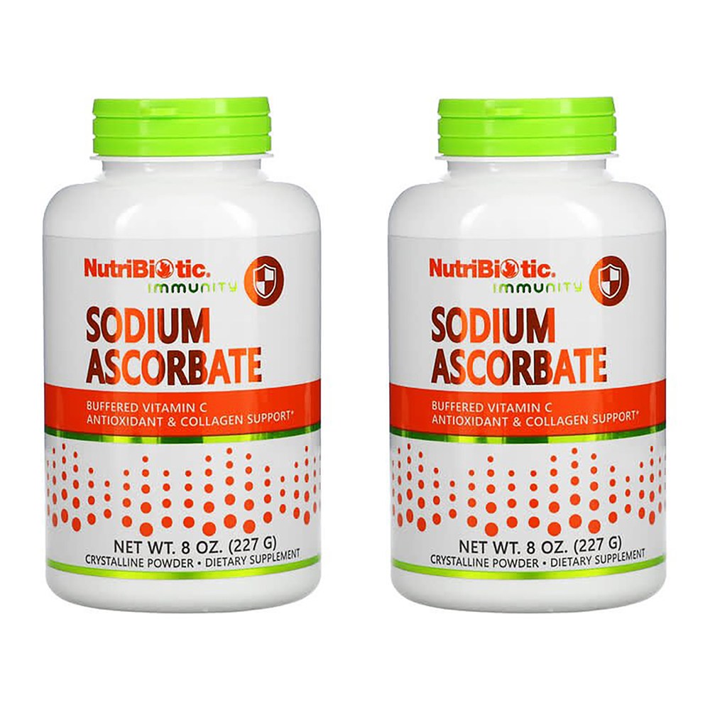 <b>뉴트리바이오틱</b> Immunity 아스코르브산 나트륨 결정질 분말 227g 파우더 x 2개