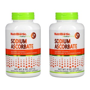 <b>뉴트리바이오틱</b> Immunity 아스코르브산 나트륨 결정질 분말 227g 파우더 x 2개