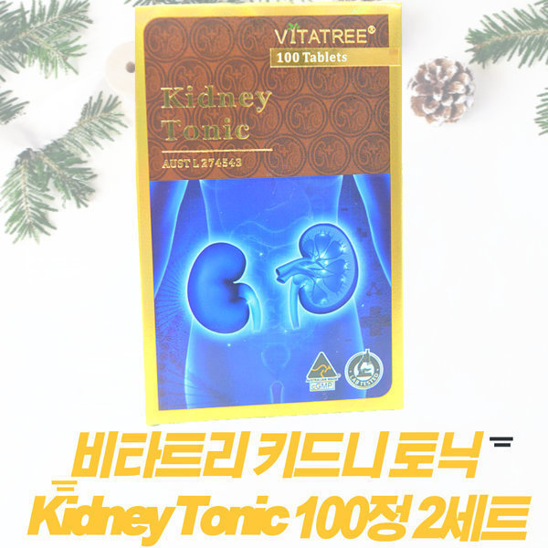 호주 비타트리 키드니 <b>토닉</b> Kidney Tonic <b>100정</b> 2통