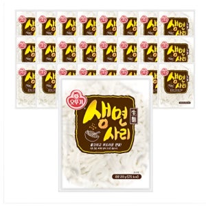 오뚜기 생면사리 200g, 25개