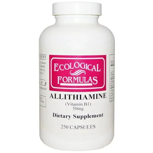<b>Ecological Formulas</b> 알리티아민 <b>비타민 B1</b>, 50mg, 250캡슐