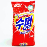 엘지생활건강 테크 수퍼타이 표백플러스 리필 3kg