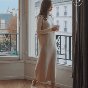 마르헨 홀가먼트 캐시울 원피스