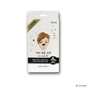 네슈라 스킨후리 까만 참숯 코팩 8매 -TJ코팩참숯
