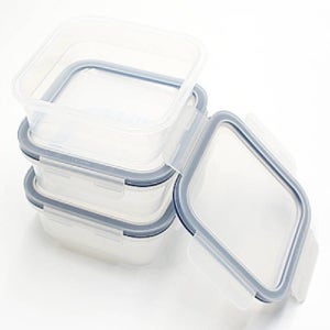 (3개입) 750ml 반찬정리용기 냉장고용기 사각용기 냉장고보관용기 식재료보관용기 실용적