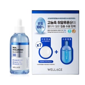(NEW) 웰라쥬 리얼 히알루로닉 블루100 앰플 100ml + 히알루로닉 원데이키트 7개입 x3SET_GR