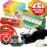 3M 포스트잇 대용량 오피스팩 opp 투명 양면 스카치 다용도 테이프 캐비넷팩