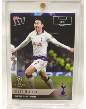 2018 TOPPS NOW 탑스 나우 손흥민 토트넘 핫스퍼 챔피언스 리그 축구 카드