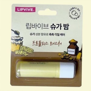 애경 립밤 립바이브 슈가밤 프로폴리스 모이스처 4.8g 1개