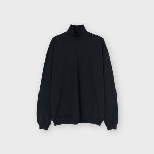 [브라운야드] Giza Cotton Turtle Neck, Black