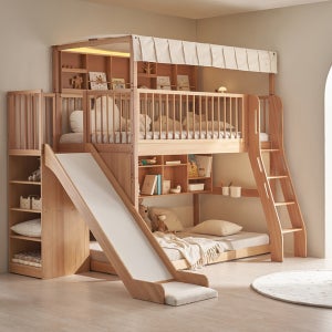 [꿈꾸는요셉]요셉SG 이층 침대 미끄럼틀 사다리 로우 루프탑 세트 JSGBE28