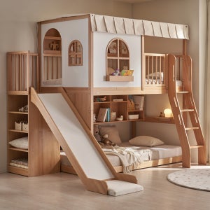 [꿈꾸는요셉]요셉SG 하우스 이층 침대 미끄럼틀 사다리 로우 루프탑 세트 JSGBE40