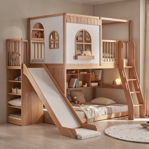 [꿈꾸는요셉]요셉SG 하우스 이층 침대 미끄럼틀 사다리 세트 JSGBE39