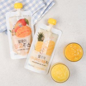 100% 과일주스 2종 (망고 미니 파인애플) 150g 5개