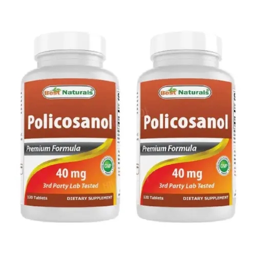 <b>베스트내추럴스 폴리코사놀</b> Policosanol 40mg 120정 2개