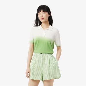 [라코스테] 여성 그라데이션 폴로 스웨터 AF9279-55G QBI