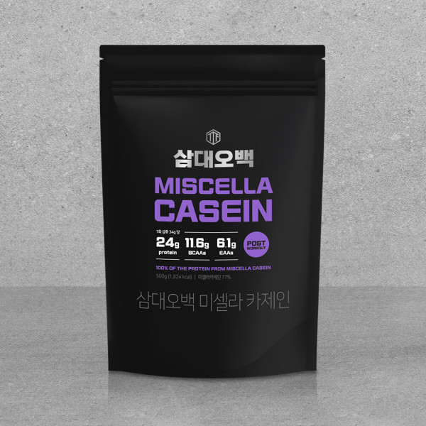 삼대오백 삼대오백 미셀라 카제인 <b>프로틴</b> 근육 <b>단백질</b> 보충제 초코맛 500g x 1팩