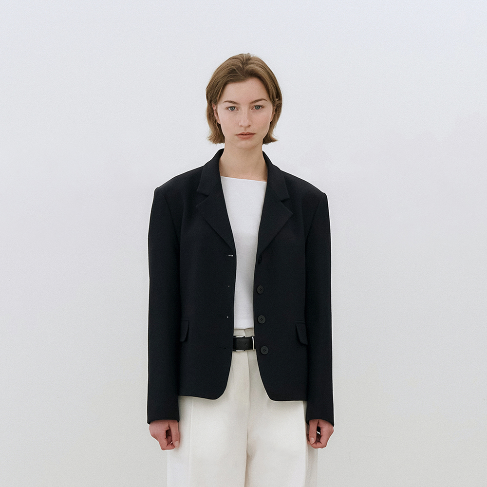 [아뚜] Single Breasted Wool Jacket