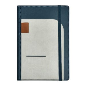 양장 피콕블루 헤리밴드형 다이어리 25절