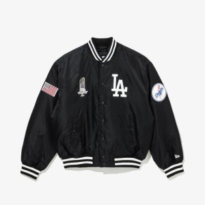 [뉴에라] MLB LA 다저스 월드시리즈 챔피언 재킷 블랙 14742014