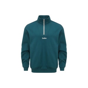 [롯데백화점] 미즈노 남여공용 면폴리 혼방 스웻 니트 하프 집업 맨투맨 32YC465031 LE1220338393