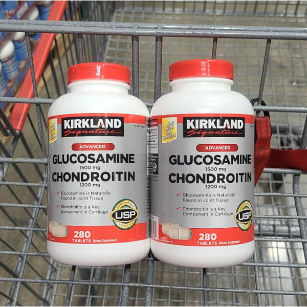 커클랜드 커클랜드 글루코사민 1500mg 콘드로이친 1200mg 280정 2병