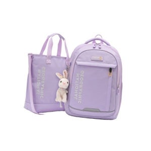 <매장정품> NATIONALGEOGRAPHIC 내셔널지오그래픽 NATIONAL GEOGRAPHIC KIDS K251KBG510 뉴비 백팩SET LAVENDER 50065
