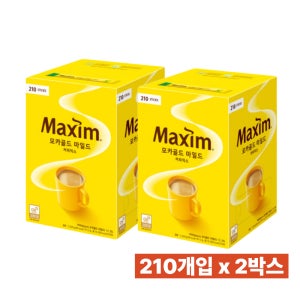 맥심 모카골드 마일드 커피믹스 210T, 2박스